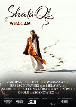 Zielona Góra Wydarzenie Koncert ShataQS - trasa koncertowa „Wracam” - jesień 2025