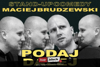 Zielona Góra Wydarzenie Stand-up Maciej Brudzewski w nowym programie "Podaj dalej"